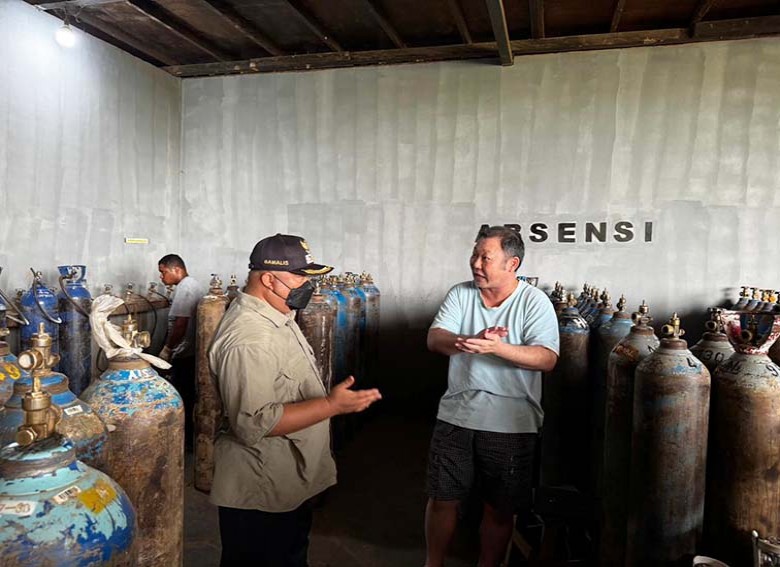 Antisipasi Dampak Kabut Asap Terhadap Kesehatan, Pemkab Pastikan stok Oksigen Cukup dan Produsen Siap 24 Jam